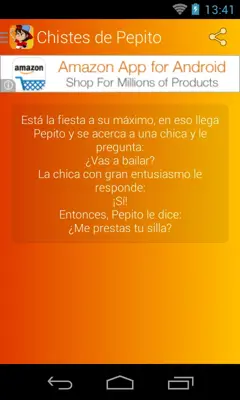 Chistes de Pepito android App screenshot 1